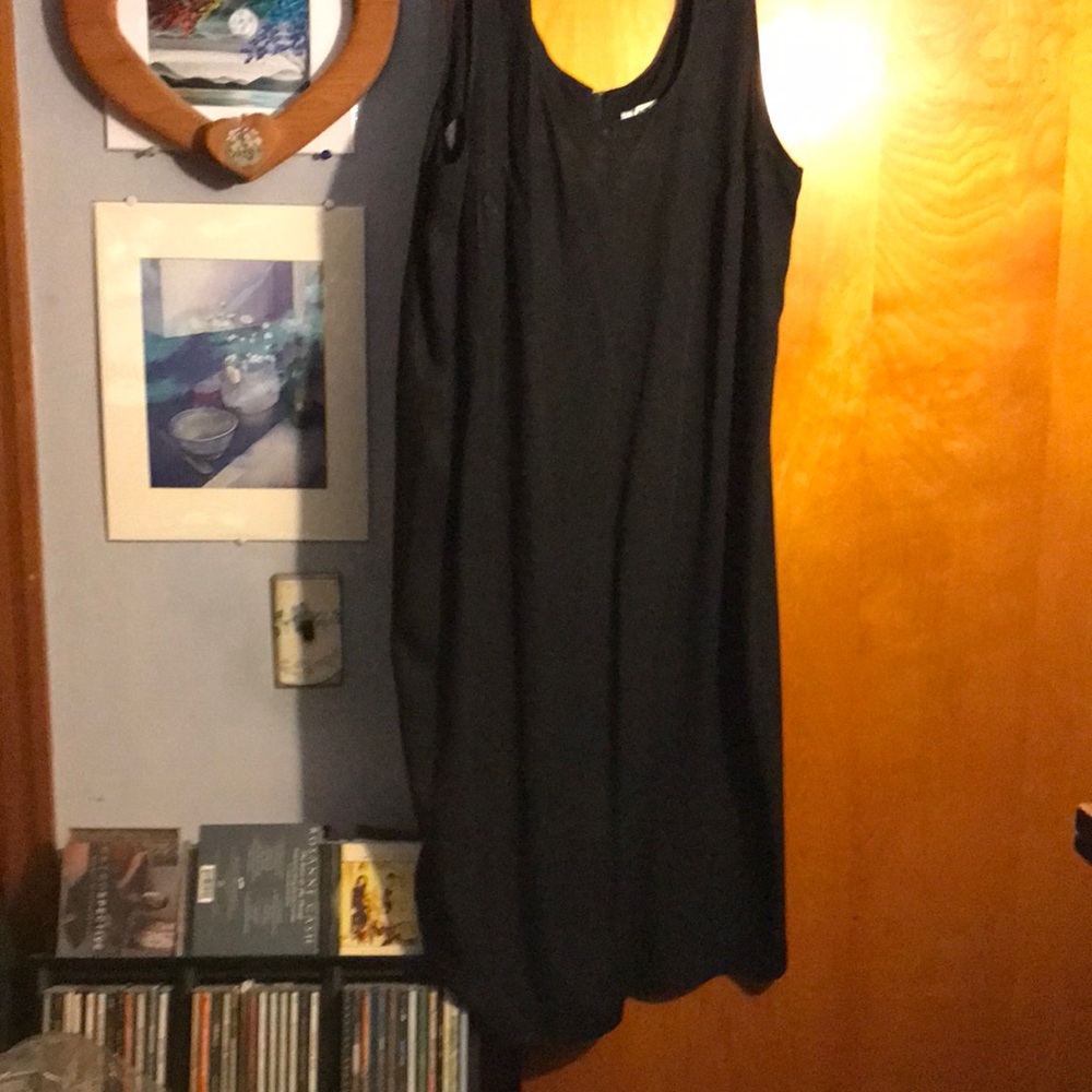 Black sheath dress
